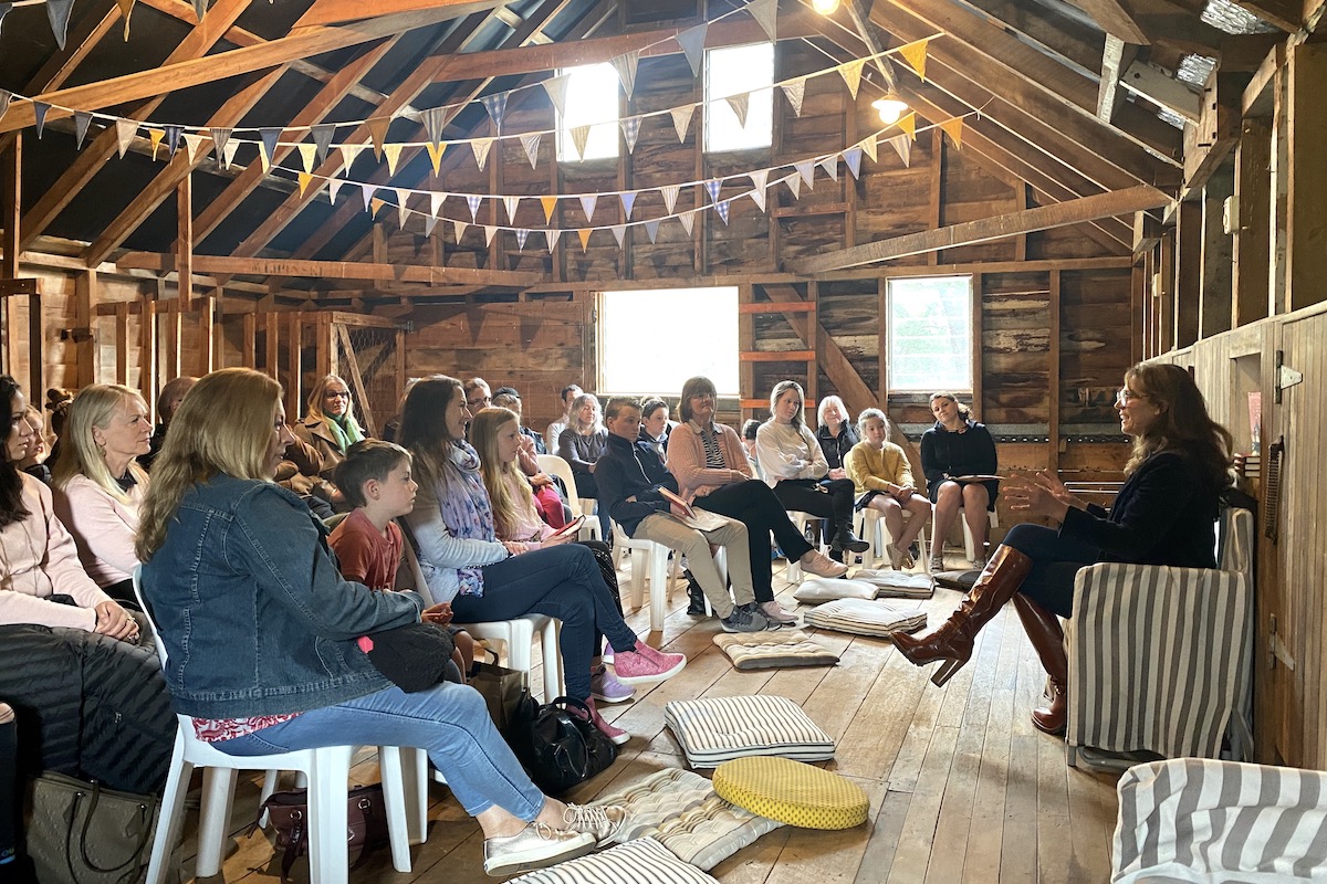 Stacy Gregg at Yarns in Barns 2020